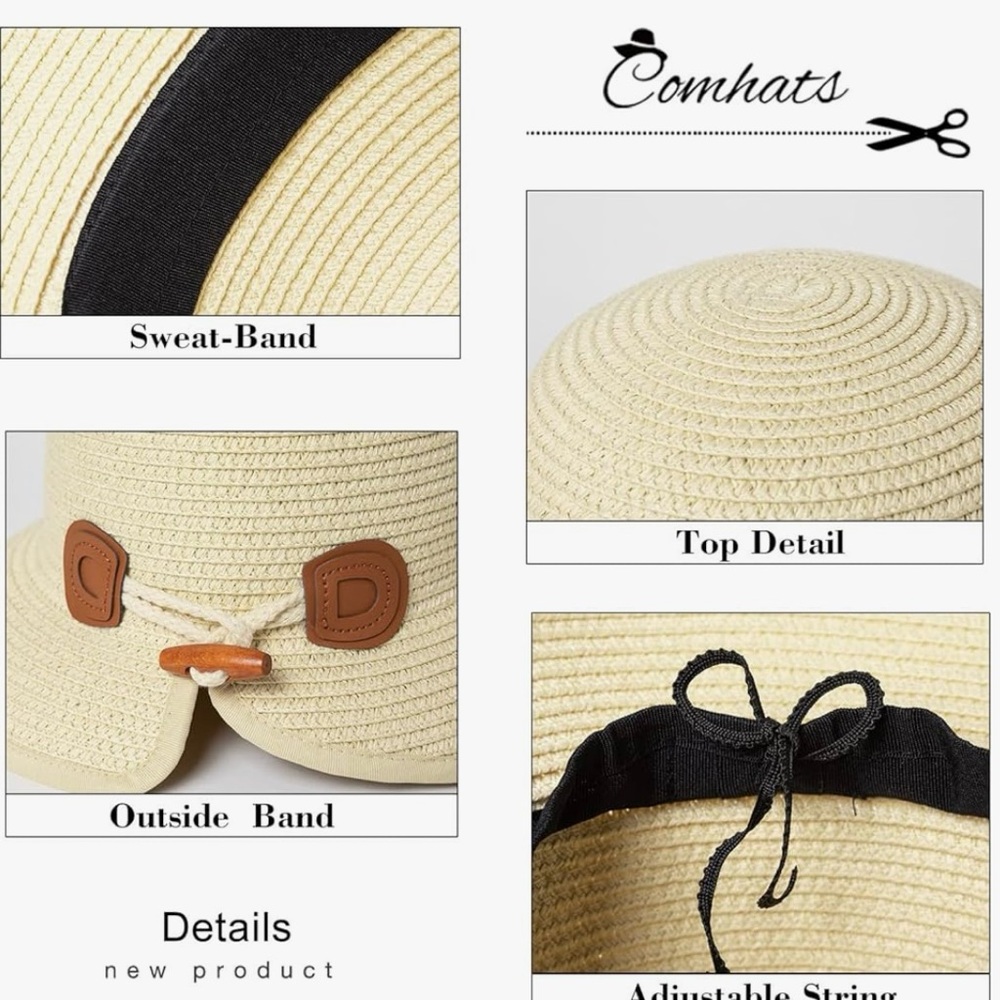 NWT COMHATS SUN BONNET - Picture 4 of 8